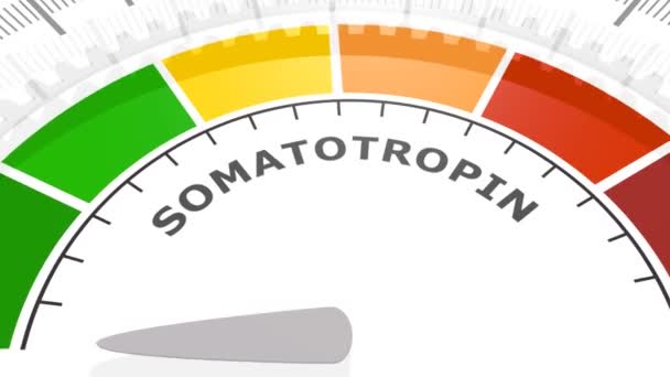 İnsan büyüme hormonu — Stok video