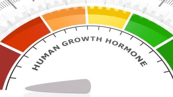 Humant tillväxthormon — Stockvideo