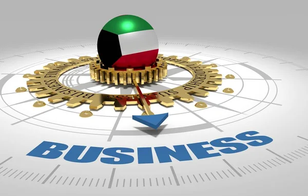 Globalny biznes i ekonomiczny 3d pojęcie ilustracja — Zdjęcie stockowe