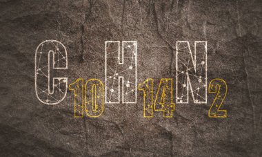 Bilim ve eğitim konsepti. Taş malzemesi grunge dokusu