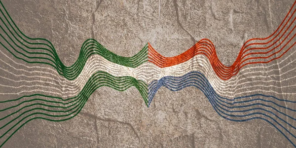 Ilustração do dia da independência. Material de pedra textura grunge — Fotografia de Stock