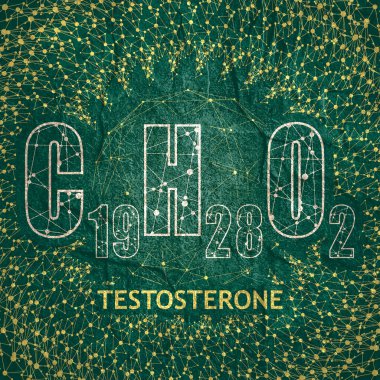 Formül hormonu testosteronu. Taş malzemesi grunge dokusu