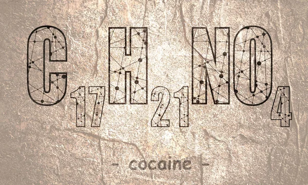Φόρμουλα κοκαΐνης. Πέτρα υλικό grunge υφή — Φωτογραφία Αρχείου