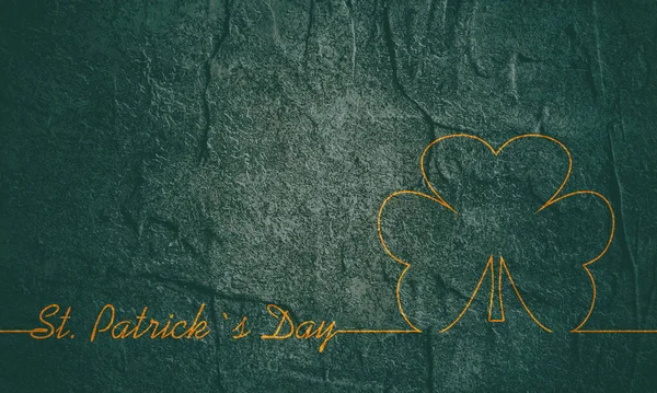 Aziz Patrick Günü selamı. Taş malzemesi grunge dokusu — Stok fotoğraf