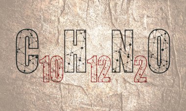 Formül hormonu serotonini. Taş malzemesi grunge dokusu