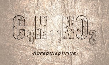 Formül hormonu noradrenalin. Taş malzemesi grunge dokusu