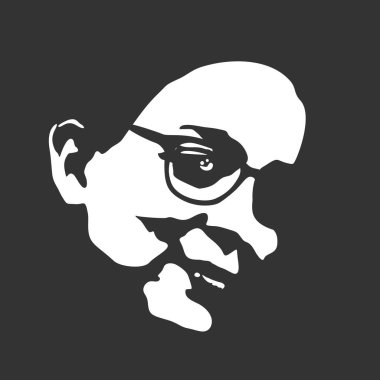 Kadın kafasının silueti. Güzellik ve moda