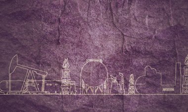 Broşür şablonu tasarımı. Taş malzemesi grunge dokusu