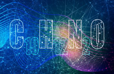 Noktalı satırlar üzerinde serotonin formülü