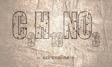 Formül hormonu adrenalini. Taş malzemesi grunge dokusu