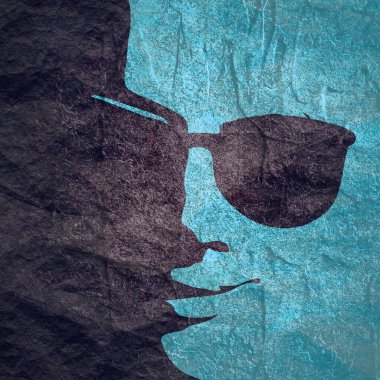 Kadın kafasının silueti. Güzellik ve moda