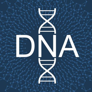 Soyut DNA sembollü biyokimya kavramı