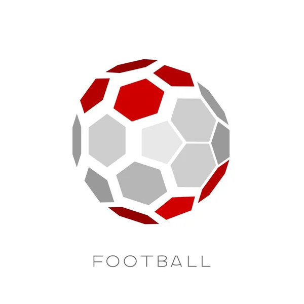 3D futball labda Ausztria csapat zászló. — Stock Vector
