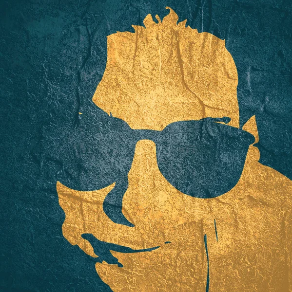 Kadın kafasının silueti. Güzellik ve moda