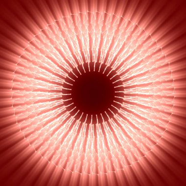 Işık ışınlarıyla soyut geometri arkaplanı