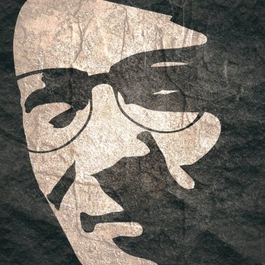 Kadın kafasının silueti. Güzellik ve moda