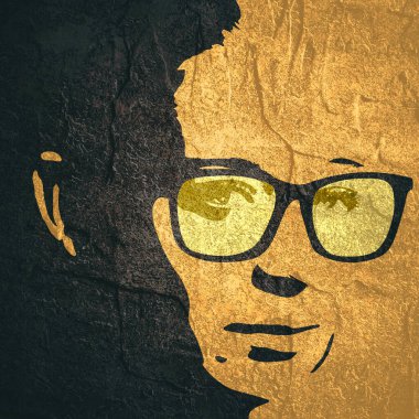 Kadın kafasının silueti. Güzellik ve moda