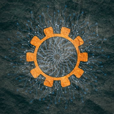 Veri bilimi kavramı. Noktalar birbirine bağlı çizgiler