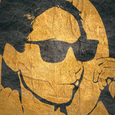 Kadın kafasının silueti. Güzellik ve moda