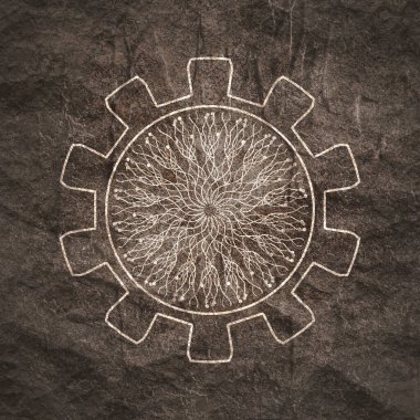 Veri bilimi kavramı. Noktalar birbirine bağlı çizgiler