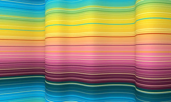 Geometría fondo abstracto con rayas en la superficie ondulada —  Fotos de Stock