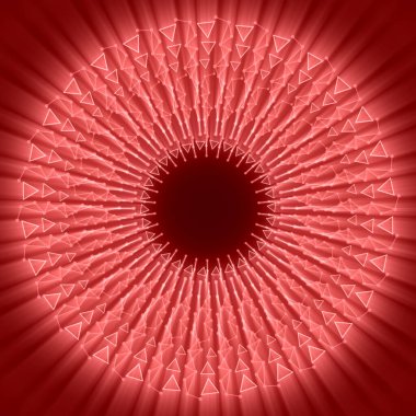 Işık ışınlarıyla soyut geometri arkaplanı