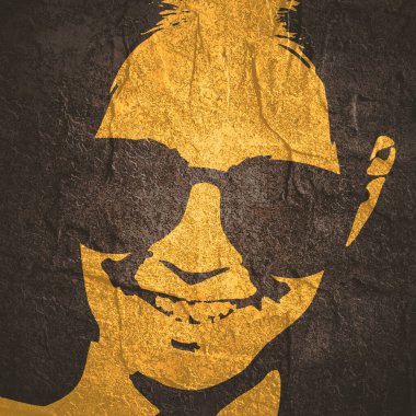 Kadın kafasının silueti. Güzellik ve moda