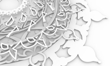 Dekoratif tasarım öğesine sahip soyut geometri arkaplanı