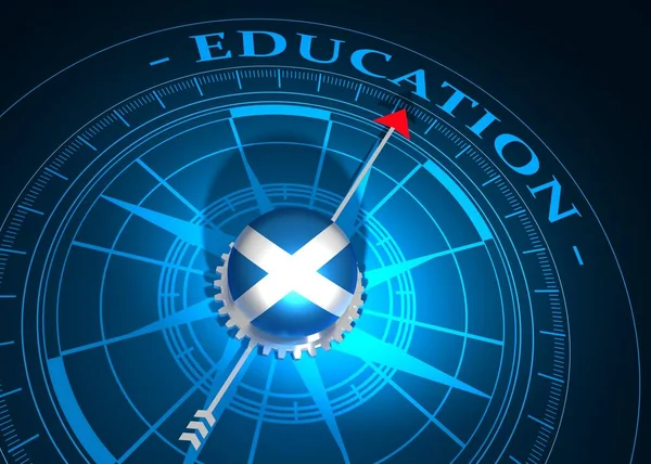 El concepto de educación efectiva. Ilustración 3D — Foto de Stock