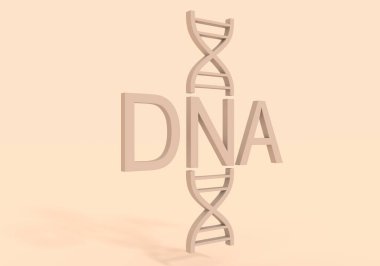 Soyut DNA sembollü biyokimya kavramı