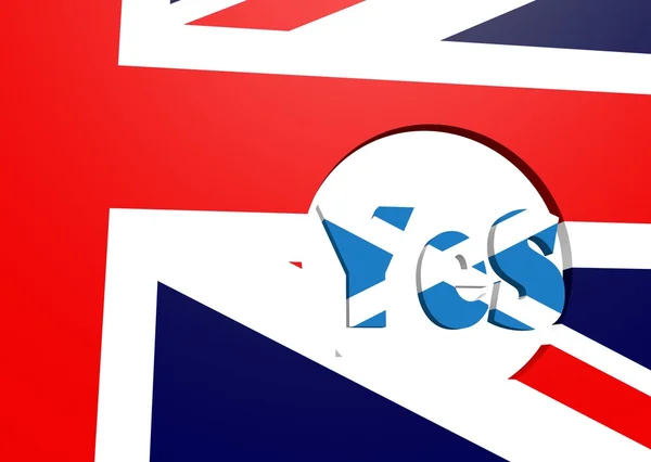 Scotland vote for independence — Stock Photo, Image