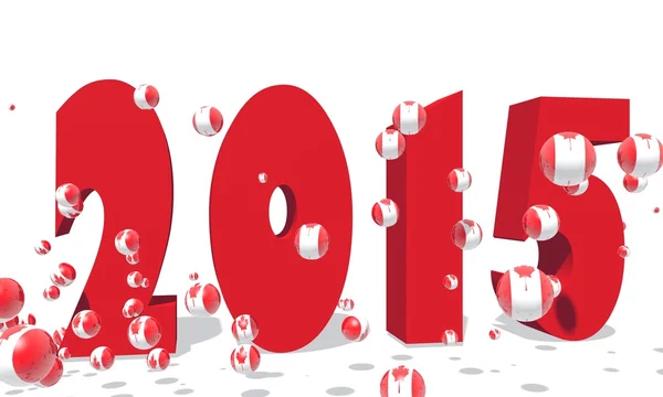 2015 jaar nummer — Stockfoto