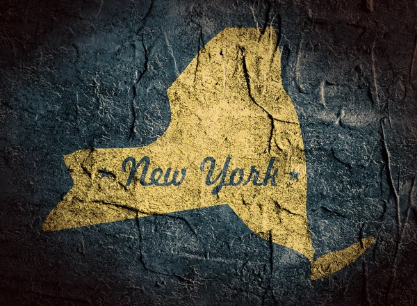 New york state map — Stock Photo, Image