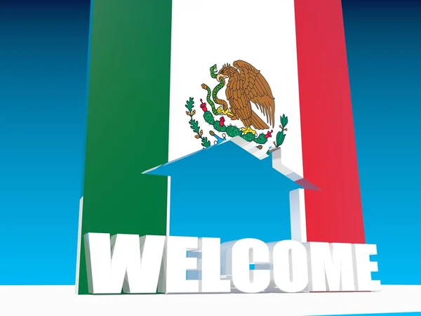 Welcome to mexico — Stock Photo, Image