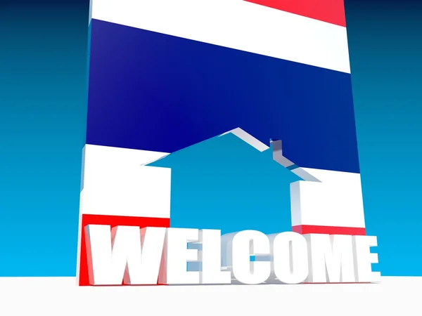 Welcome to thailand — Stock Photo, Image