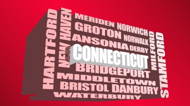 Connecticut durumu şehirler listesi