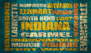 Indiana Eyalet şehirler listesi
