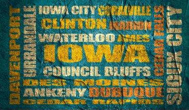 Iowa eyalet şehirler listesi