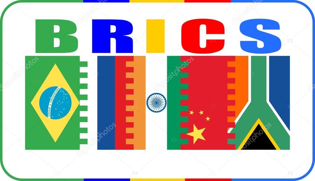 Brics Union Members National Flags Stock Vector C Jegas Ra 88626582