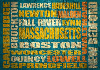 Massachusetts eyalet şehirler listesi 