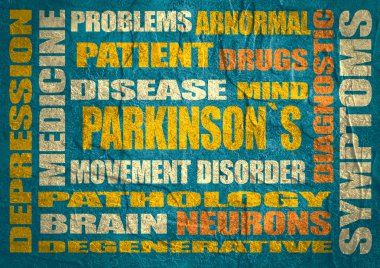 parkinsons syndrome relative words list clipart