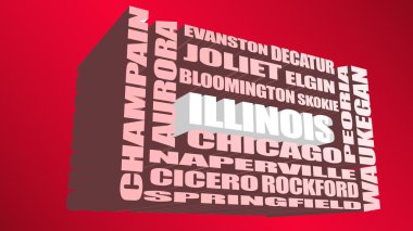 Illinois eyalet şehirler listesi 