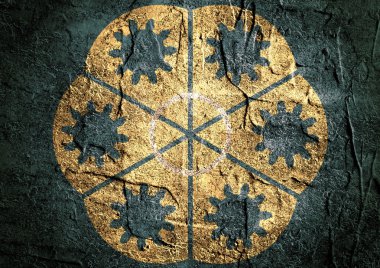 Gears'ı deseni ile kabartma yüzey arka plan