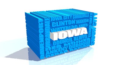 Iowa eyalet şehirler listesi 