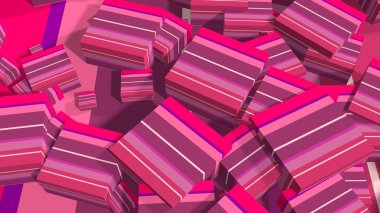 Arka plan şeritler dokulu küpleri