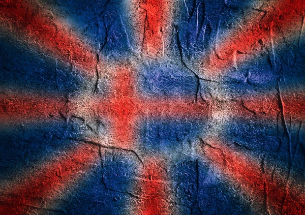 Blau, rot und weiß verschwommenes Muster aus isländischer Flagge — Stockfoto