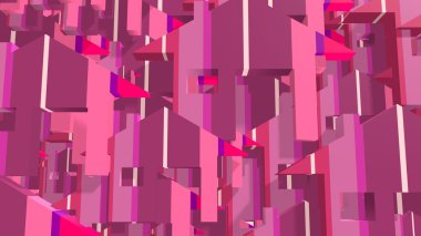 Abstract pattern from striped home icons