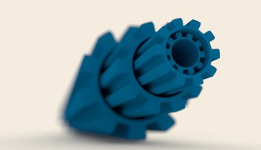 Gears'ı ile endüstriyel Tema arka plan