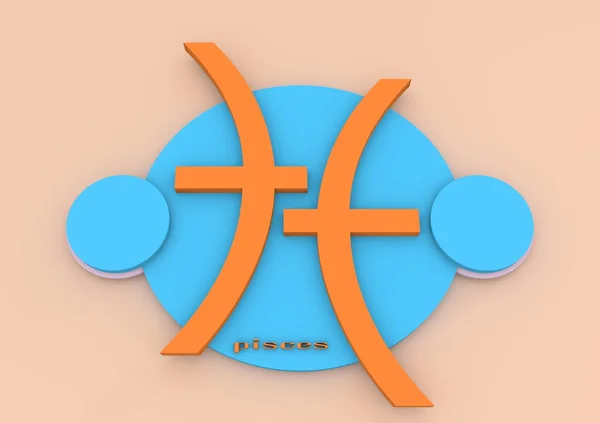 Zodiac sign Pisces — Stock Photo, Image
