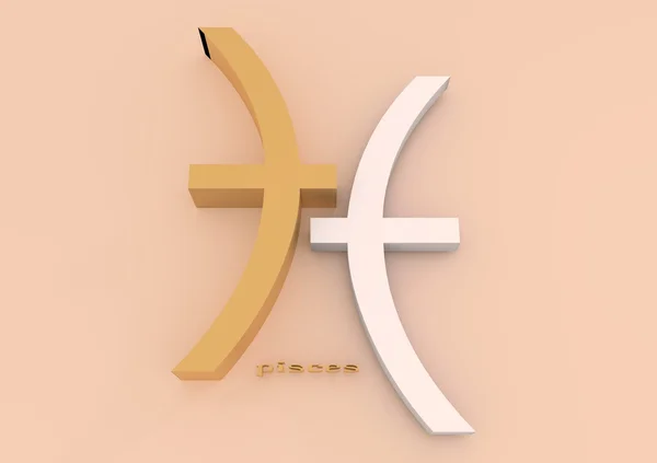 Zodiac sign Pisces — Stock Photo, Image
